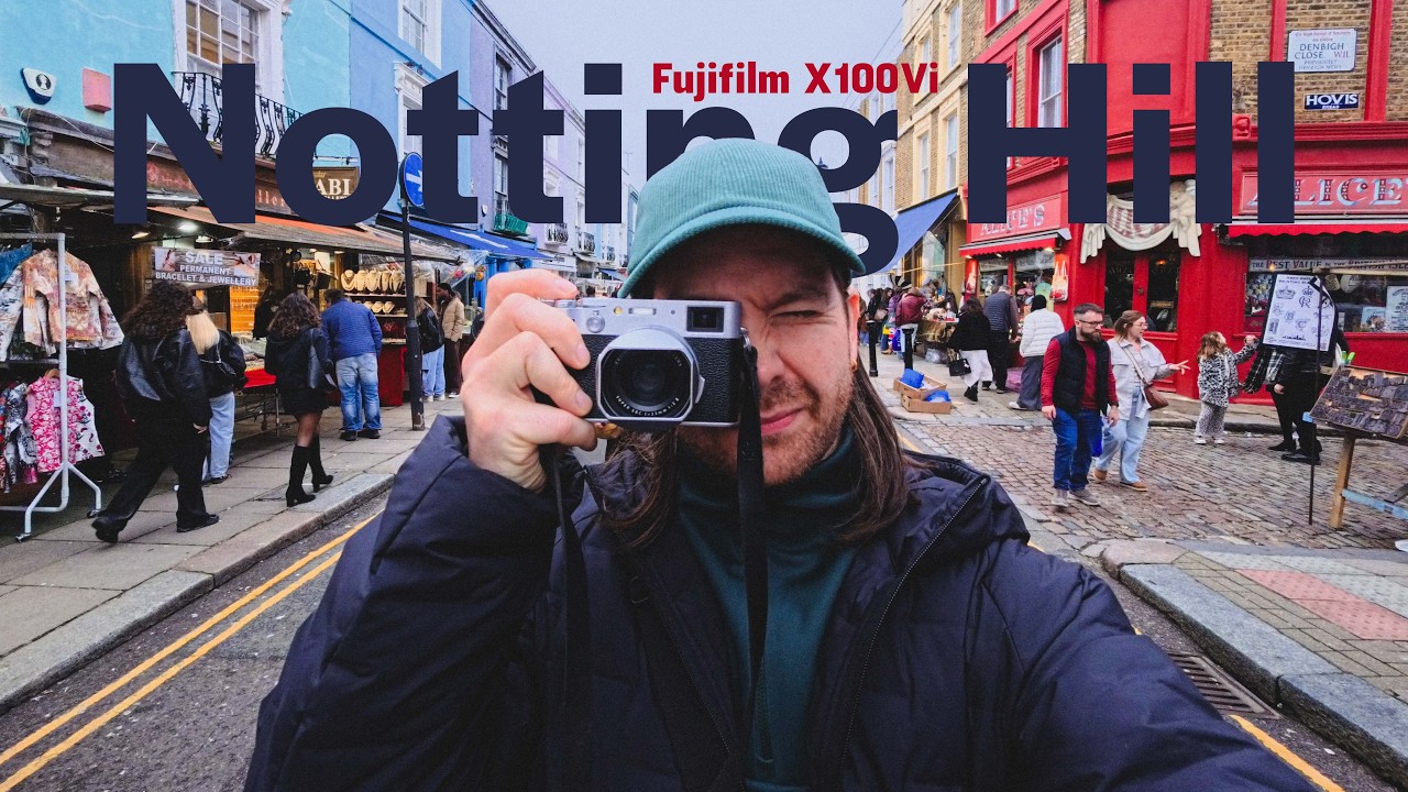 Photographing London's Notting Hill with my Fujifilm X100Vi