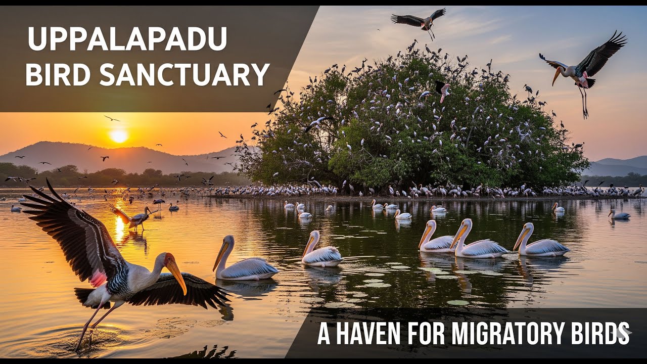 Uppalapadu Bird Sanctuary : Paradise of a Million Birds | Captain ShaktiKiran