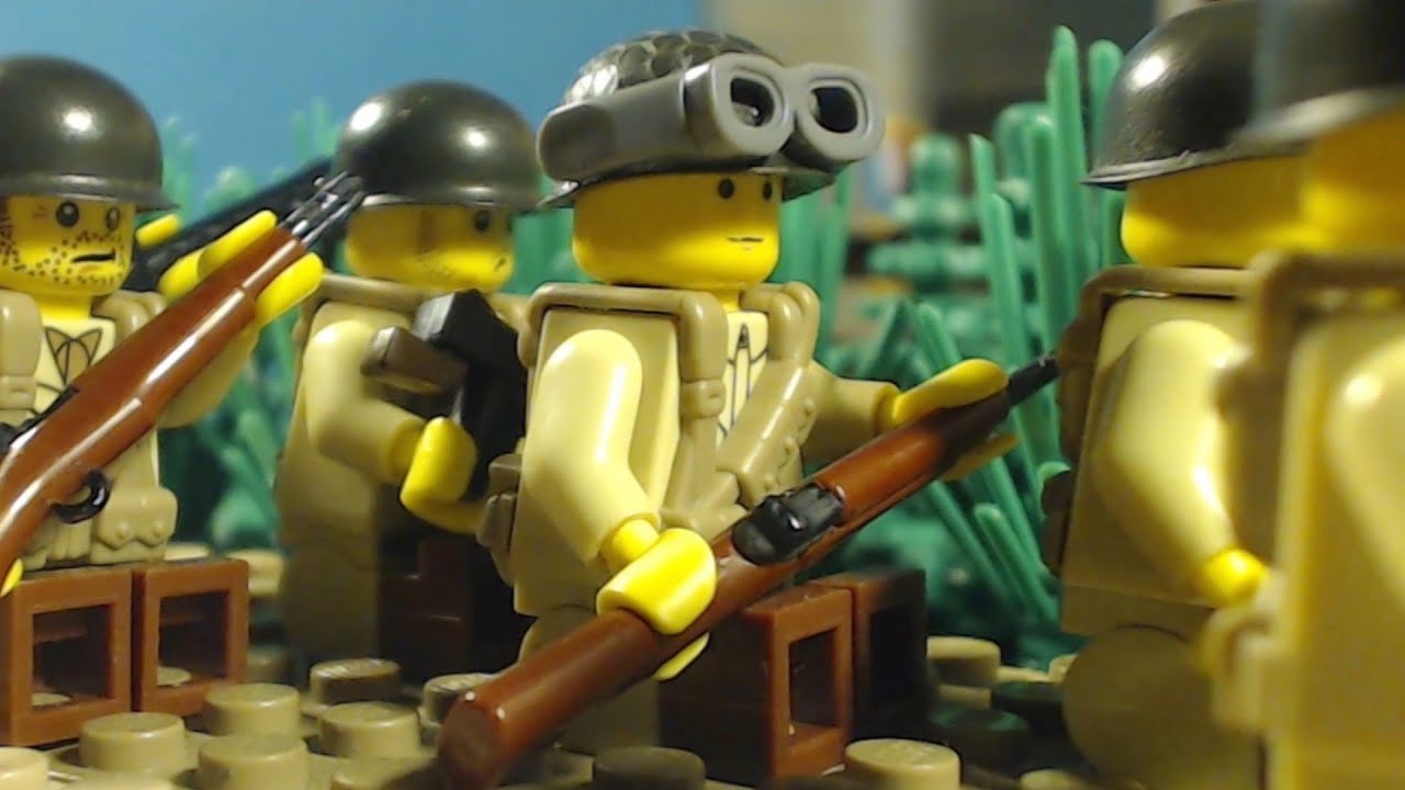 Lego WW2 - Battle of Carentan - Band of Brothers stopmotion