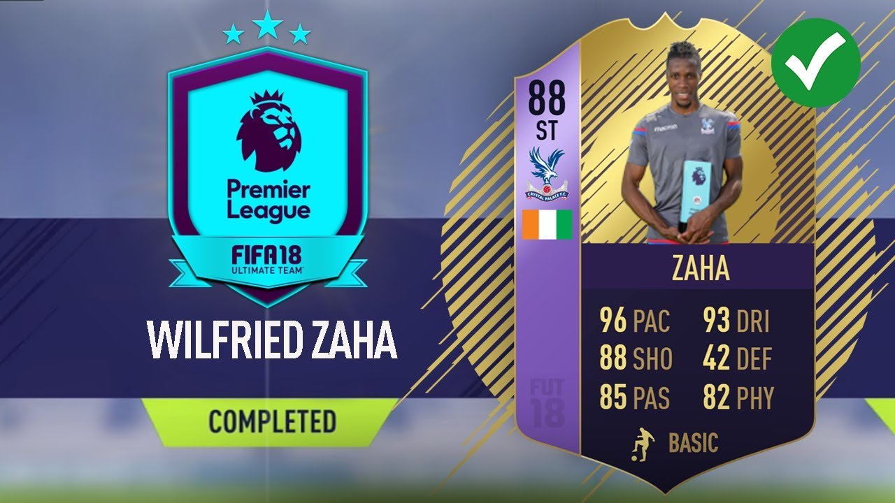 88 POTM WILFRIED ZAHA SBC COMPLETE FOR 7K! - #FIFA18 Road to Glory #96