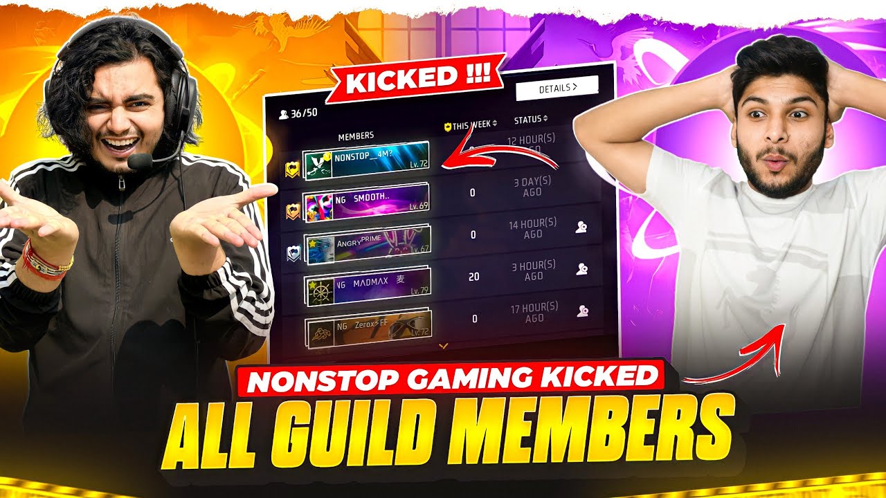 Nonstop Gaming Kicked All NG Members 😱| NG Esport Guild Disband 🚫 Why ?🤔 Free Fire India 🇮🇳