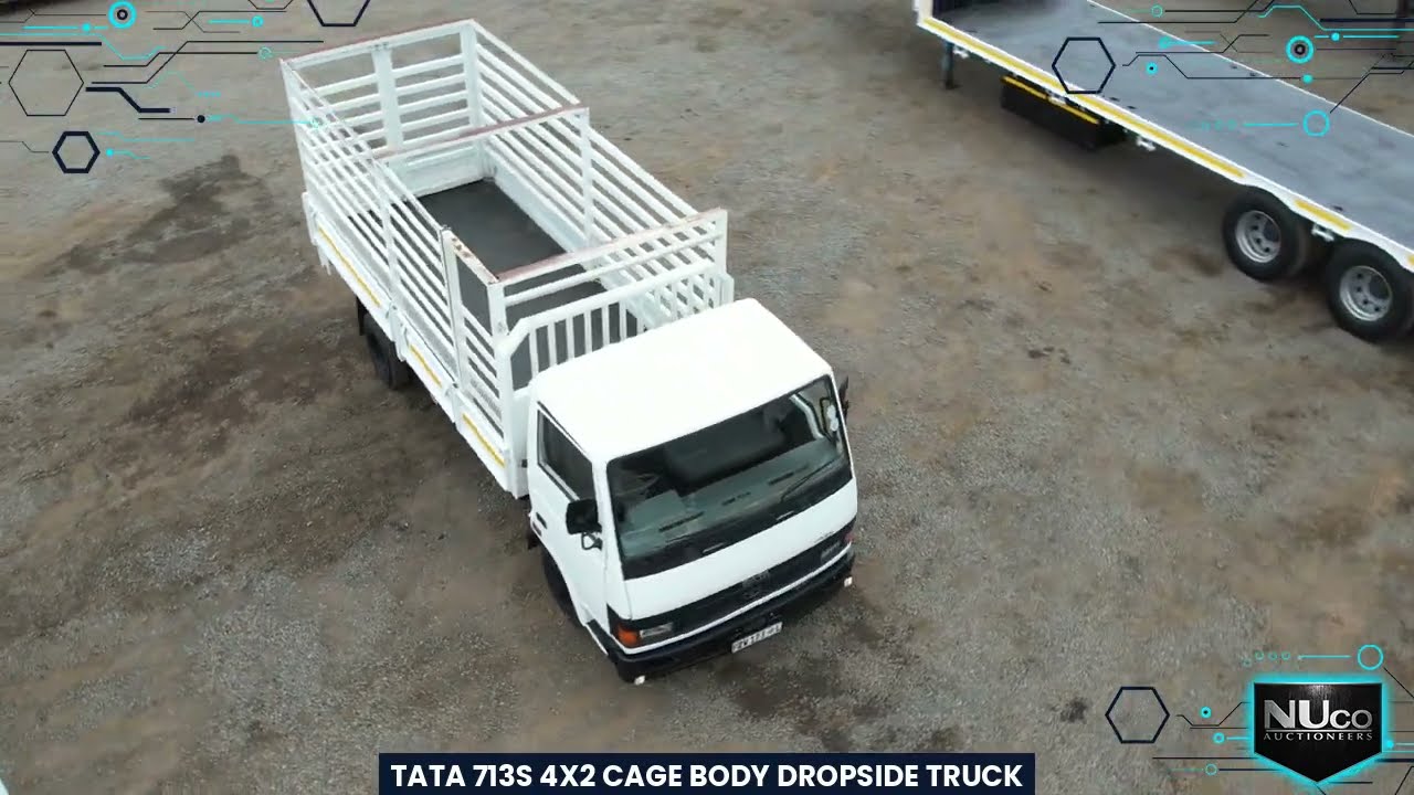TATA 713S 4X2 CAGE BODY DROPSIDE TRUCK | NUco Auctioneers