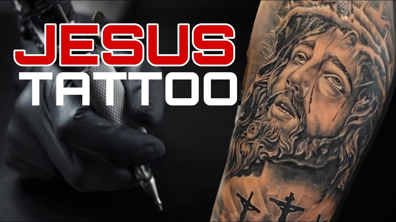 JESUS TATTOO  #jesustattoo #jesus #blackngrey