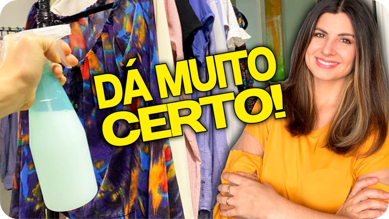 ROUPAS CHEIROSAS - SEM LAVAR! | COMO TIRAR CHEIRO DE ROUPA GUARDADA E PERFUMAR EM 10 MINUTOS!!