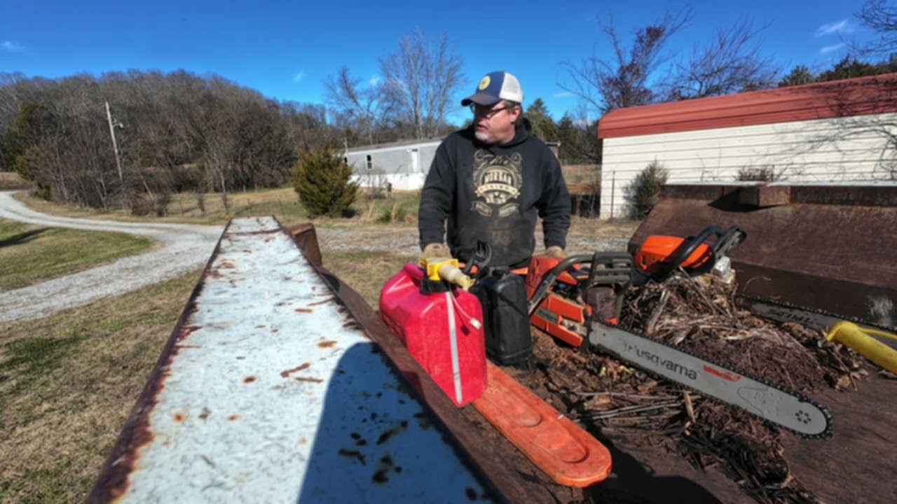 Chainsaws, Frozen logs, dirt and Murphy’s Law!