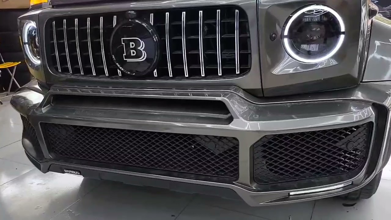alteration of the old G class W463 into the new G class Brabus W464
