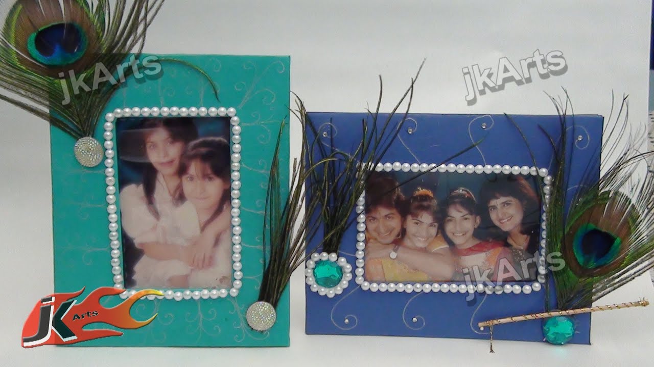 DIY How to make Photo Frame using playing cards | JK Arts 272