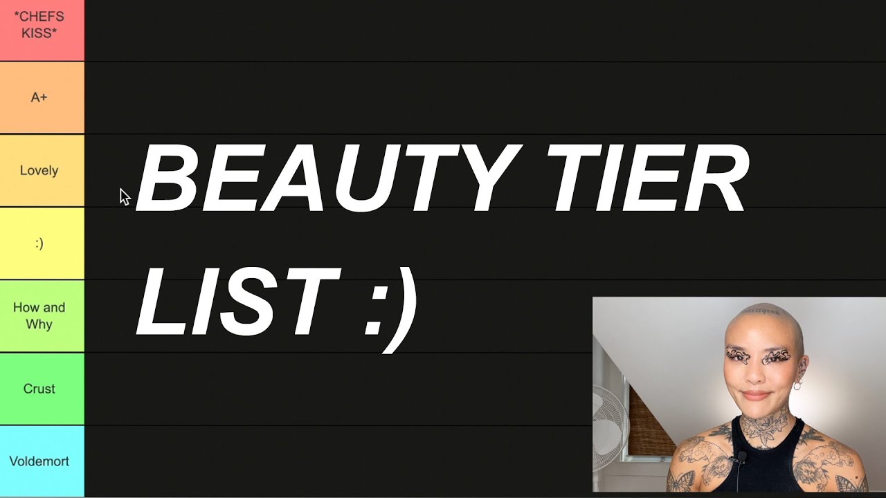 BEAUTY TIER LIST