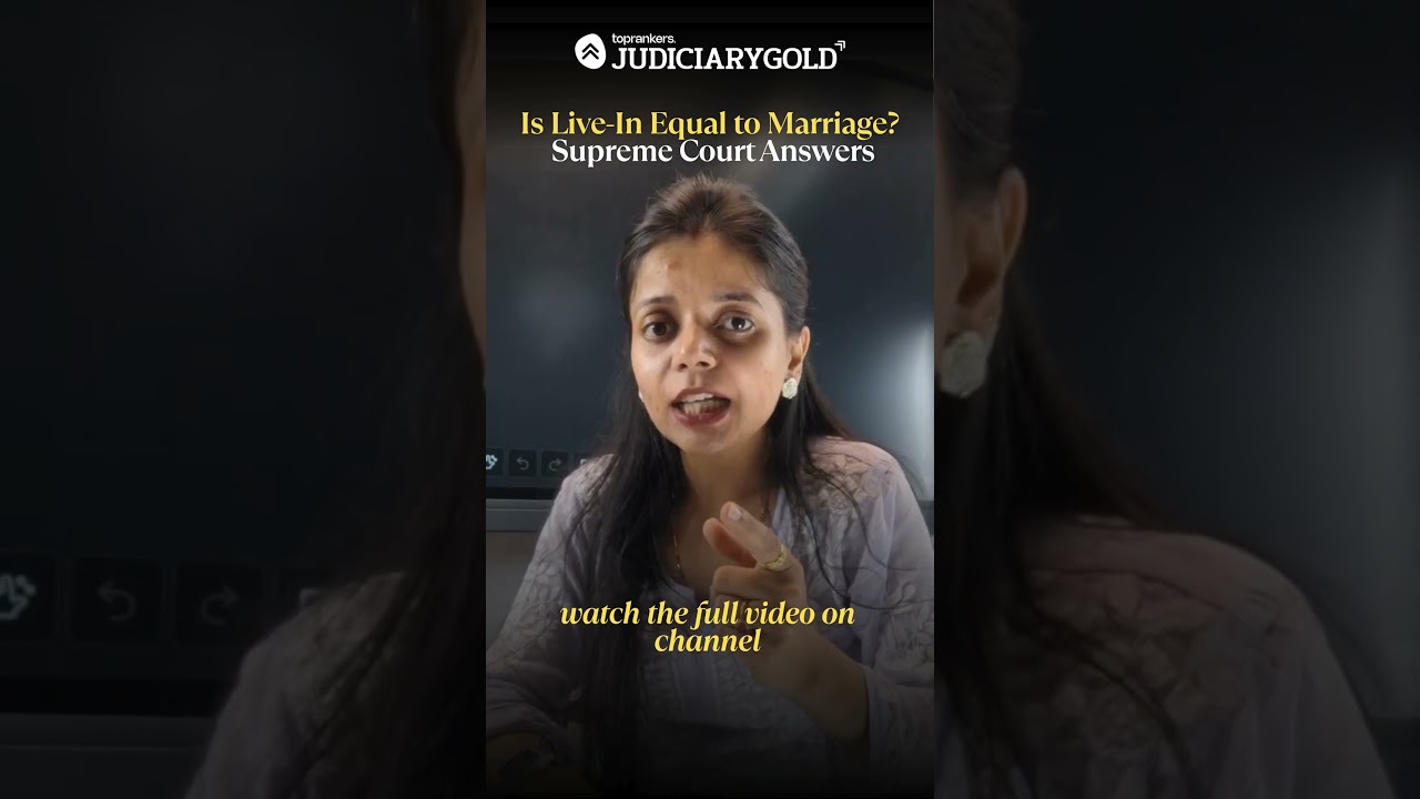 Supreme Court Ruling: Live-in Relationships vs Marriage #law #legalrights #supremecourt