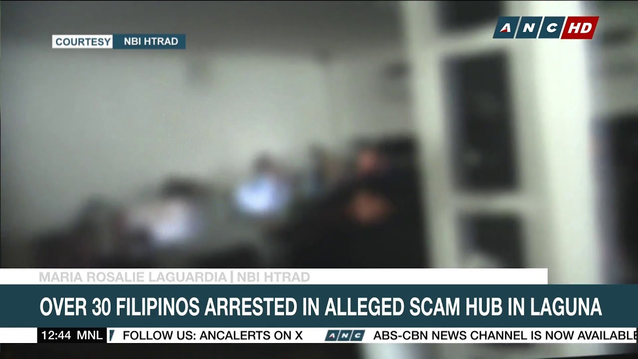 Over 30 Filipinos arrested in alleged scam hub in Laguna | ANC