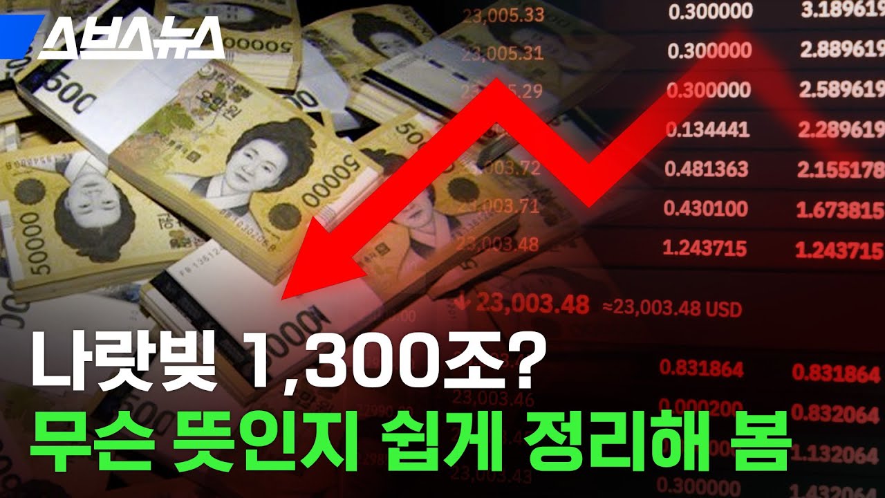 국가채무 1,300조ㄷㄷ 그래서 한국 어떻게 되나요? / 스브스뉴스