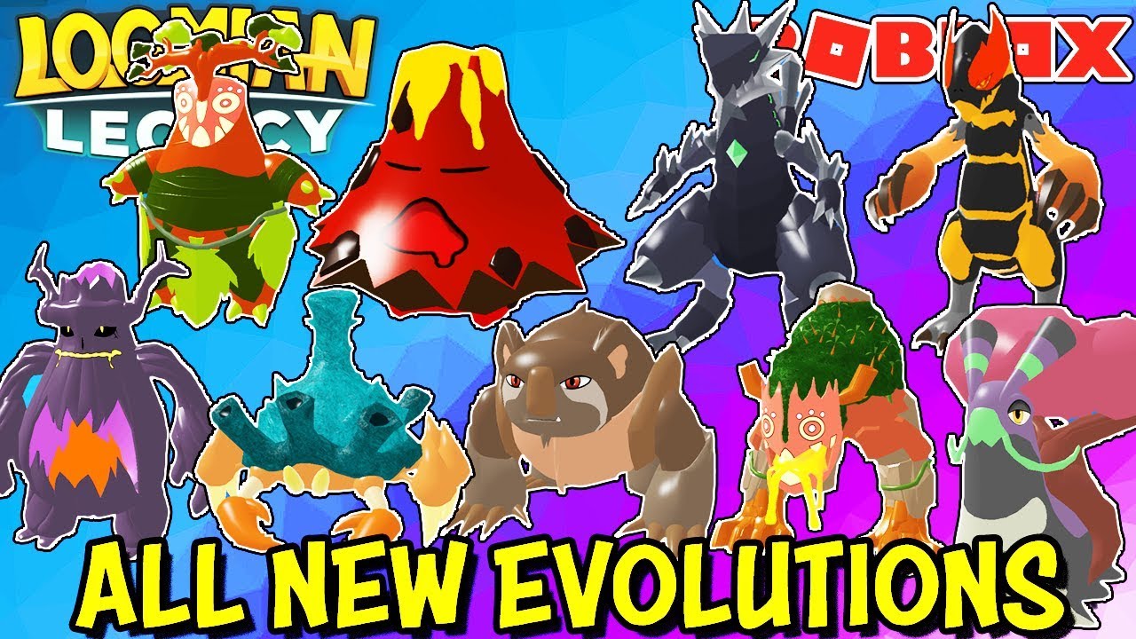 All New Loomians Full Evolutions - Loomian Legacy (Roblox) - Igneol Evolve to Obsidrugon & More