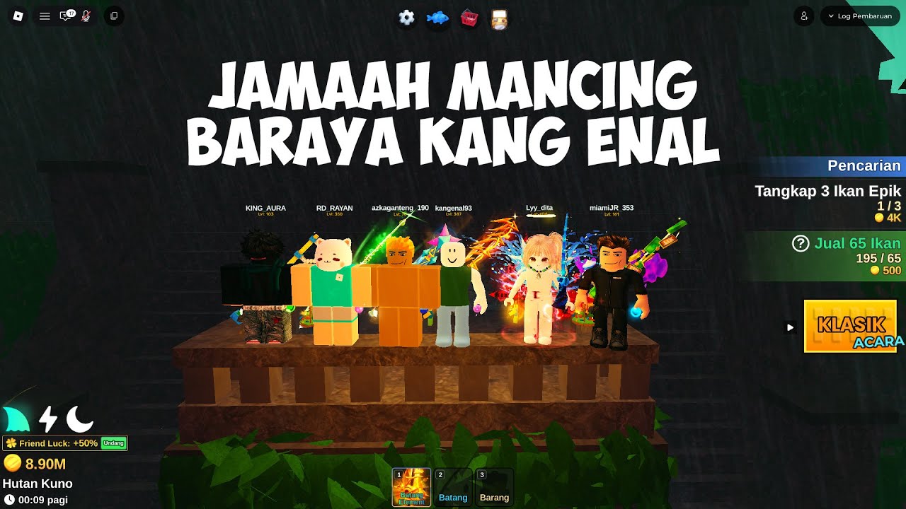 🔴MANCING DI PAGI GERIMIS - FISHT IT ROBLOX