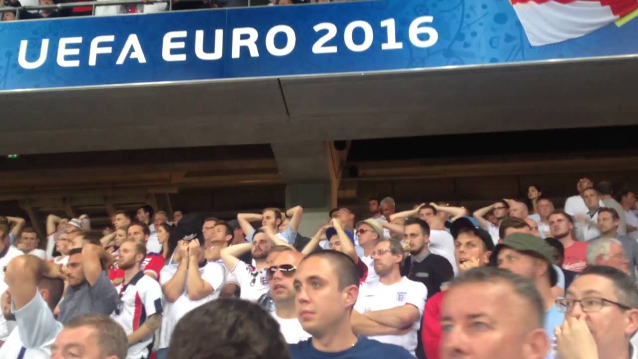 England Fans Sing 