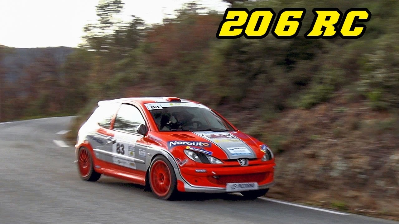 Peugeot 206 RC / GTI Rally cars | Intake & Exhaust sounds