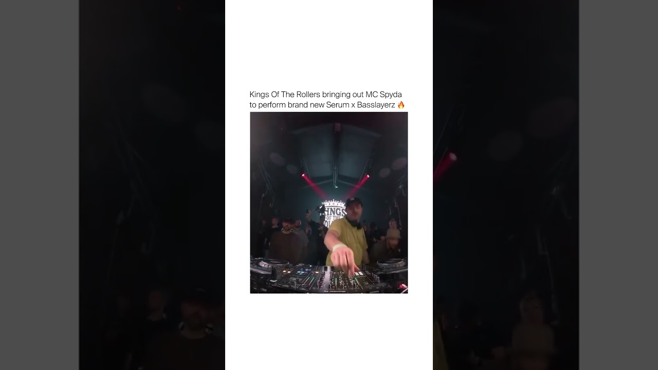 @kingsoftherollers & @injamusic bringing out @mcspyda 🕷️🔥 Track ID: @serumdnb & @basslayerzdnb -