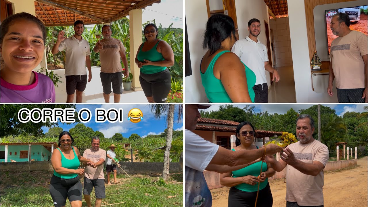 ELA VEIO DE ESPÍRITO SANTO, só LEVAR UMA CARREIRA DO BOI 😂+ PESCANDO PARA ELES 