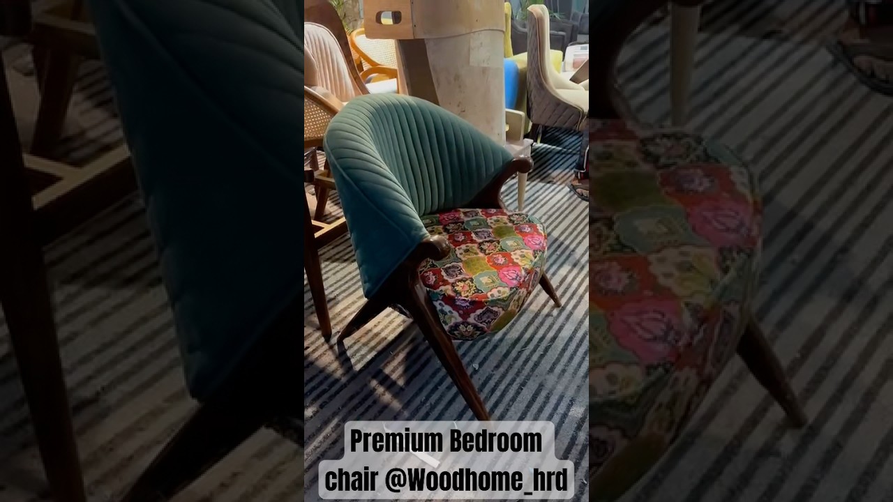 Premium Bedroom chairs@Woodhomehrd  #viralshort #interiordesign #chair #trending #furniture