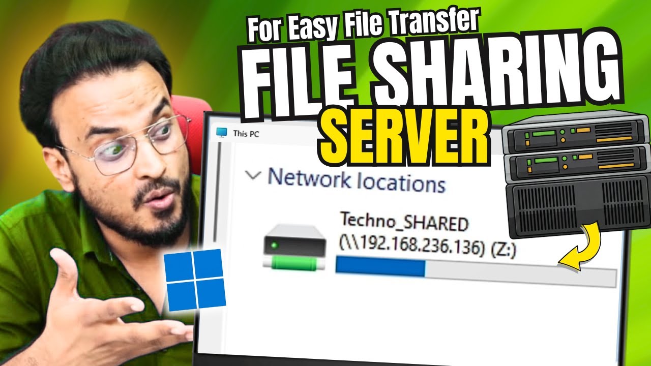 SETUP Your FILE SHARING Server on Windows in 10 MINUTES
