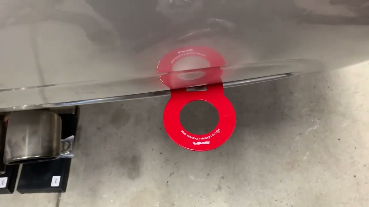 Spec Corvette Build - Tow Hook Installation