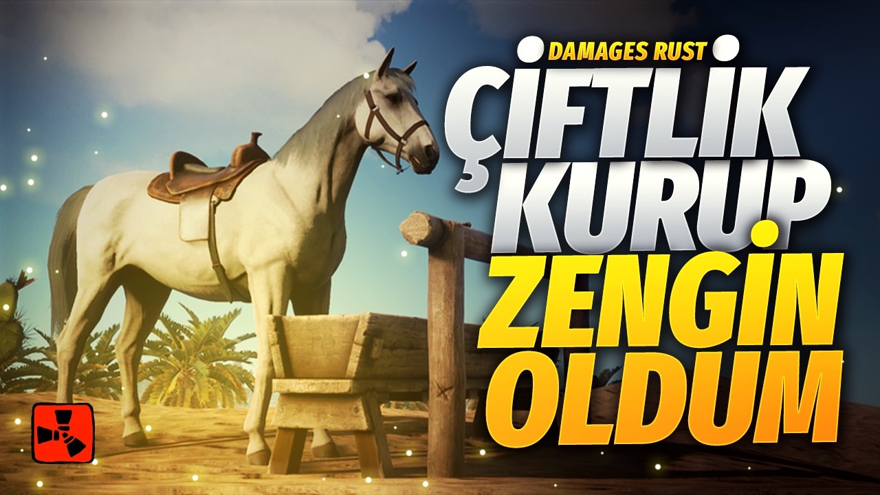 SOLO - OFFİCİAL SUNUCUDA AT FARMI YAPARAK HURDA KRALI OLDUM! | Rust Türkçe Solo