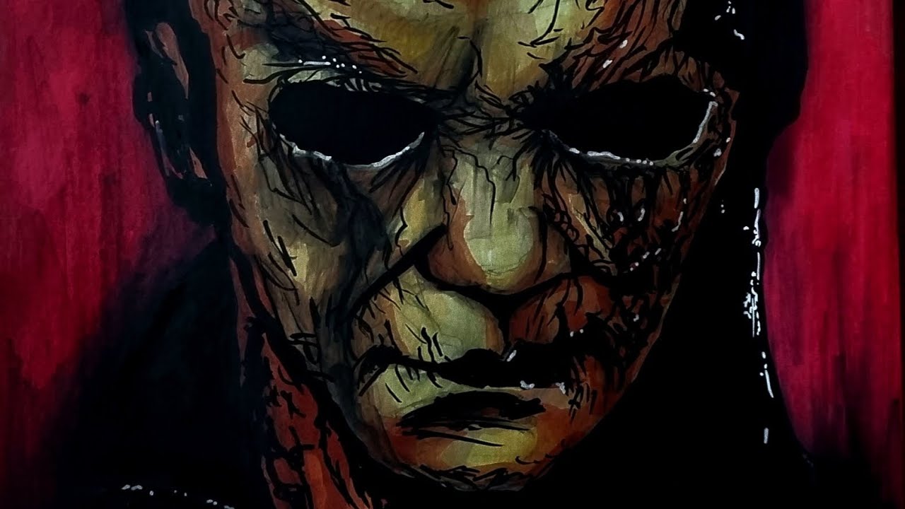 How to draw Michael Myers, the Halloween Special 🎃