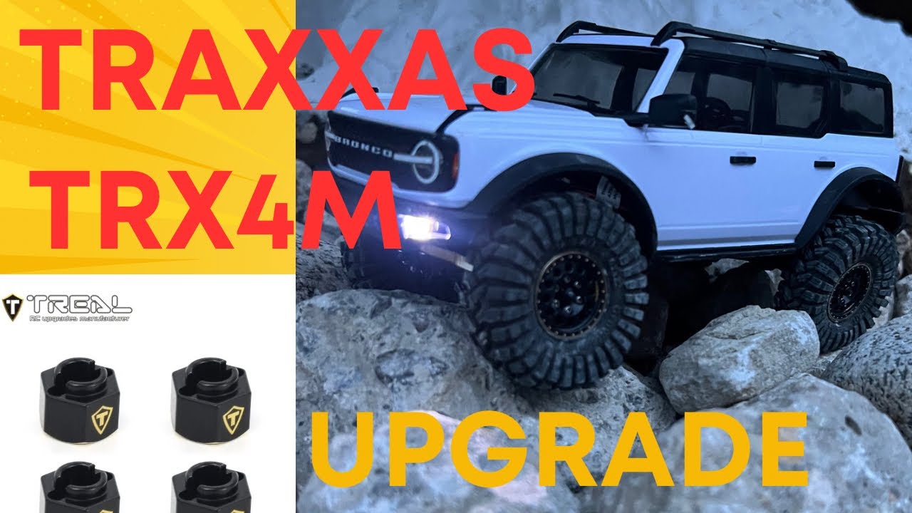 Traxxas Trx4m extended ￼brass hex upgrade