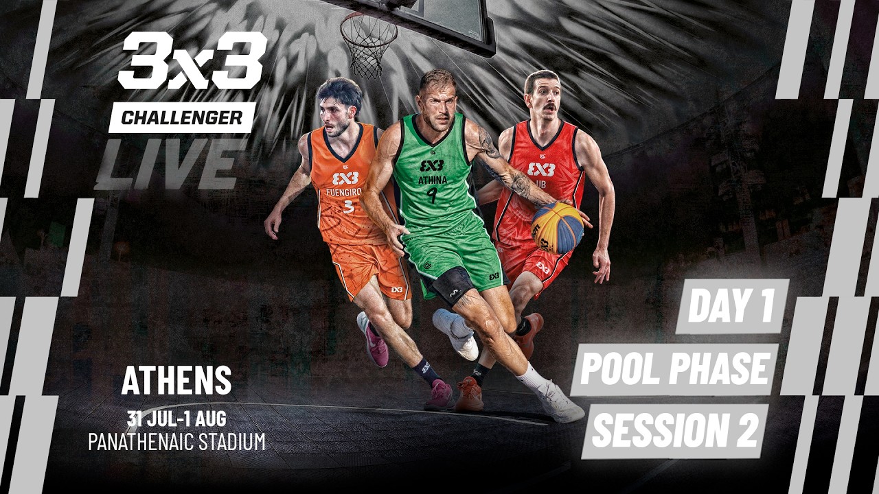 RE-LIVE| FIBA 3x3 Athens Challenger 2026 | World Tour Qualifier | Pool Phase - Session 2