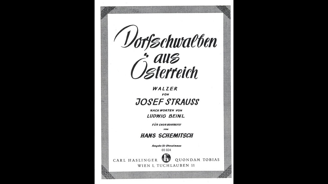 Josef Strauss:  Dorfschwalben aus Osterreich op. 164  -  Erich Kleiber; Berliner Philharmoniker