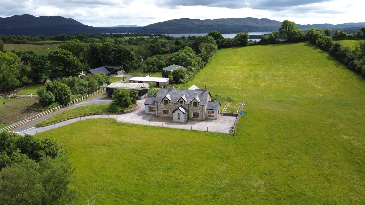 House for Sale, Sligo, Ireland.  Spacious modern house with acreage and sheds.