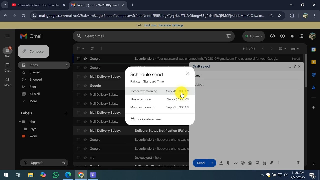 How To Schedule Follow Up Emails in Gmail