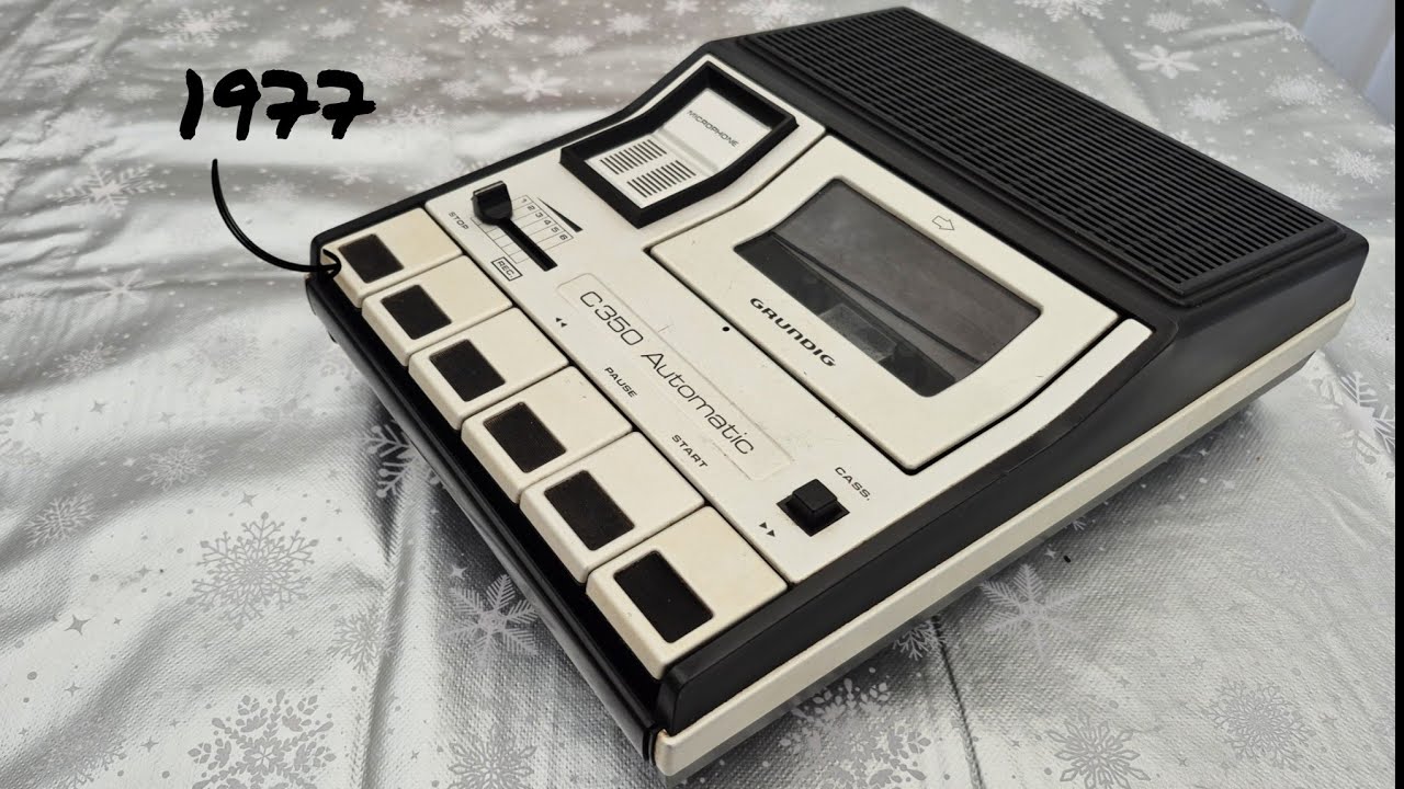 Fixing and Restoring this 1977 Grundig C350 Automatic cassette recorder.