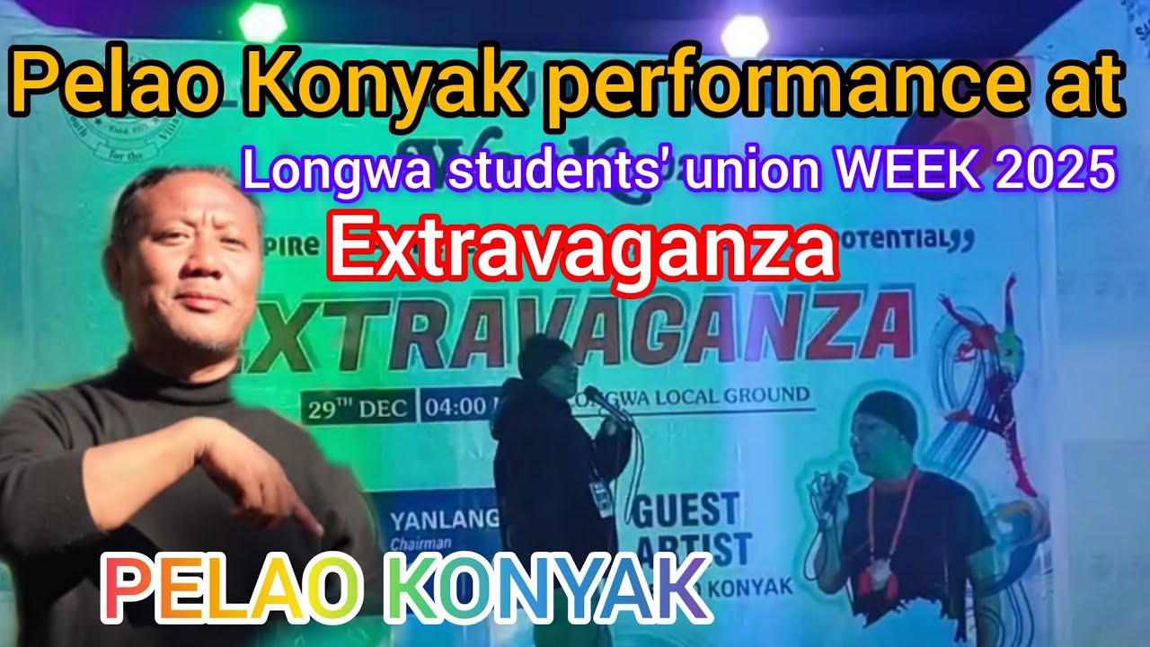 Longwa students' union WEEK 2025 EXTRAVAGANZA PELAO'S PERFORMANCE 😱@pelaokonyak6849  #lambunaga