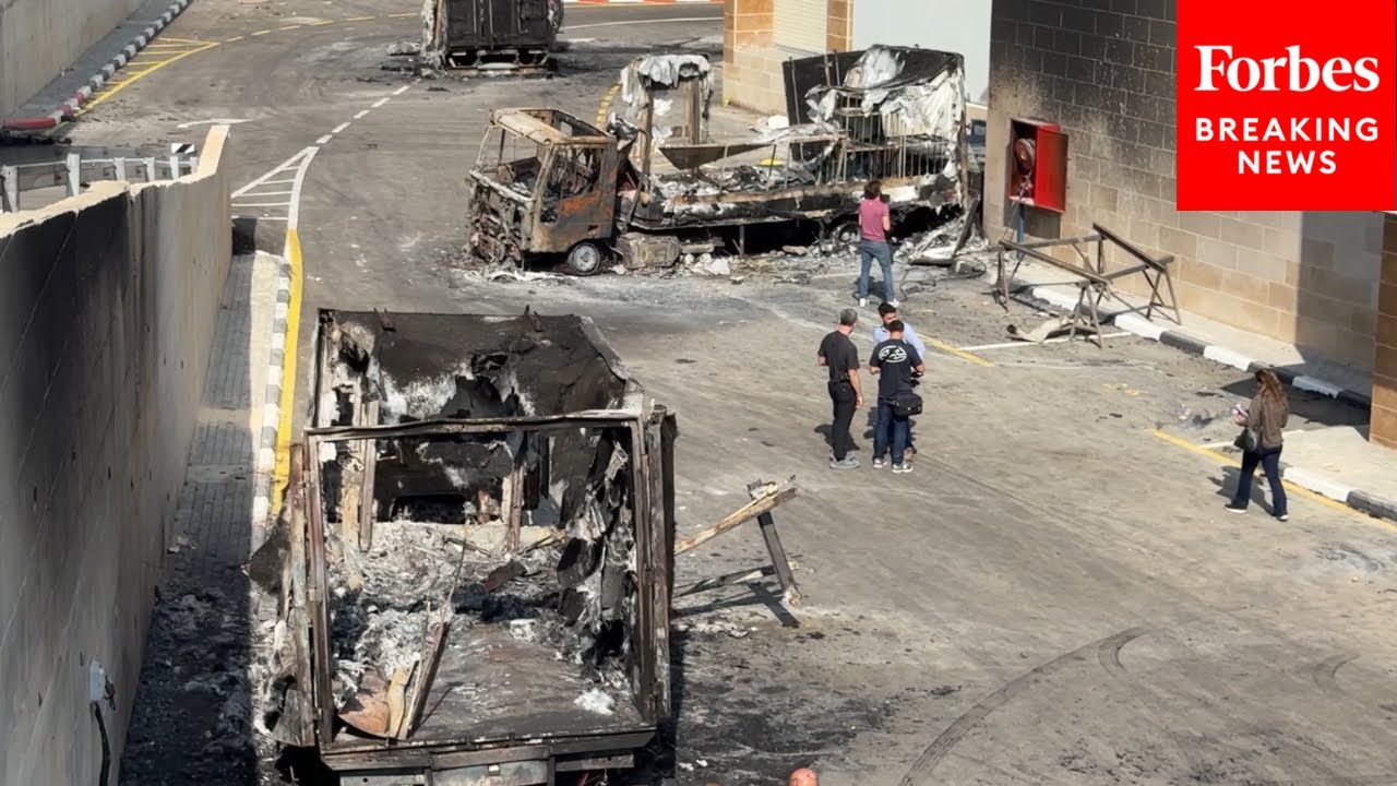 Israeli Settlers Allegedly Torch Palestinians' Trucks In The West Bank