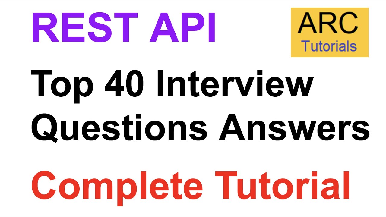 REST API Interview Questions Complete Series | Rest API 40 interview questions Answers Experienced