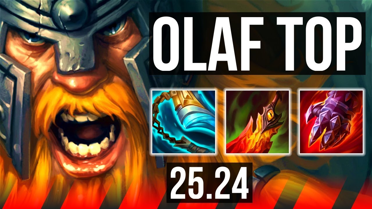 OLAF vs VOLIBEAR (TOP) | Good KDA: 16/1/4, 44K damage | KR Diamond | 25.24