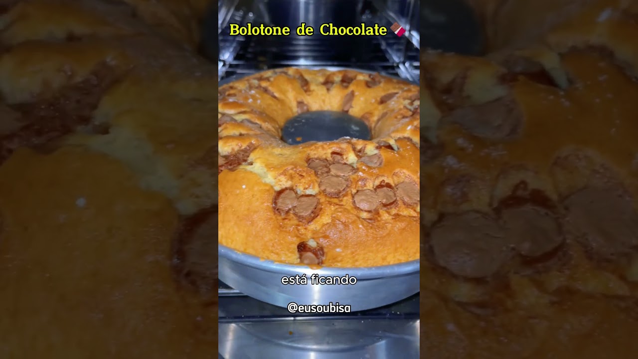 Bolotone de chocolate que sua av&oacute; fazia👵🏼Me segue aqui❤️ #receitas #culinaria #panetones