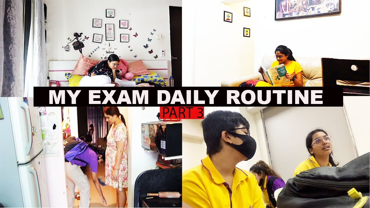 MY EXAM DAILY ROUTINE PART 03 | My Exam Vlog | Ayu and Anu Twin Sisters