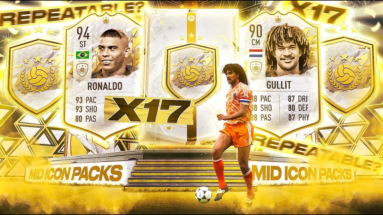 FIFA 22 17 x Guaranteed *NEW*  Mid Icon Upgrade Packs
