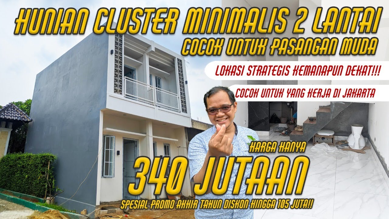 Paling Laris Rumah Murah 2 Lantai Hanya 340Juta Dekat Jalan Raya Condet
