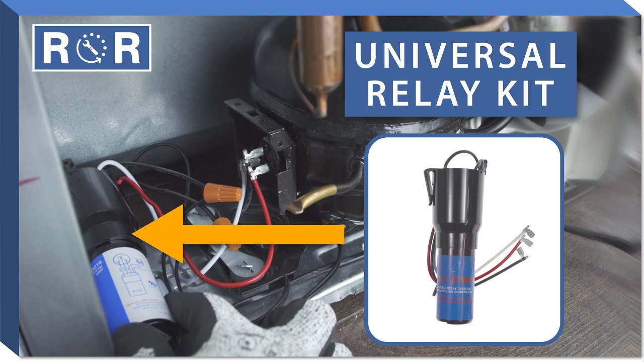 How to Install a Universal Relay (3 n' 1 Compressor Starter Kit) | Repair & Replace