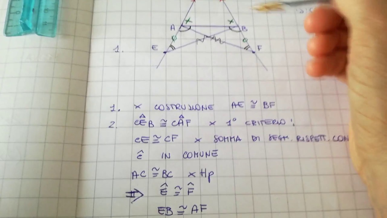 Teorema triangolo isoscele