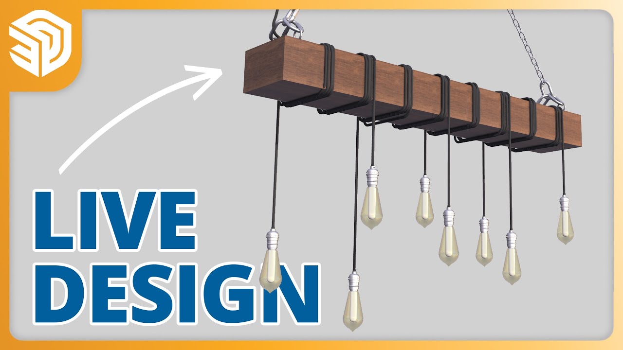 Modeling A Rustic Beam Light, Live!