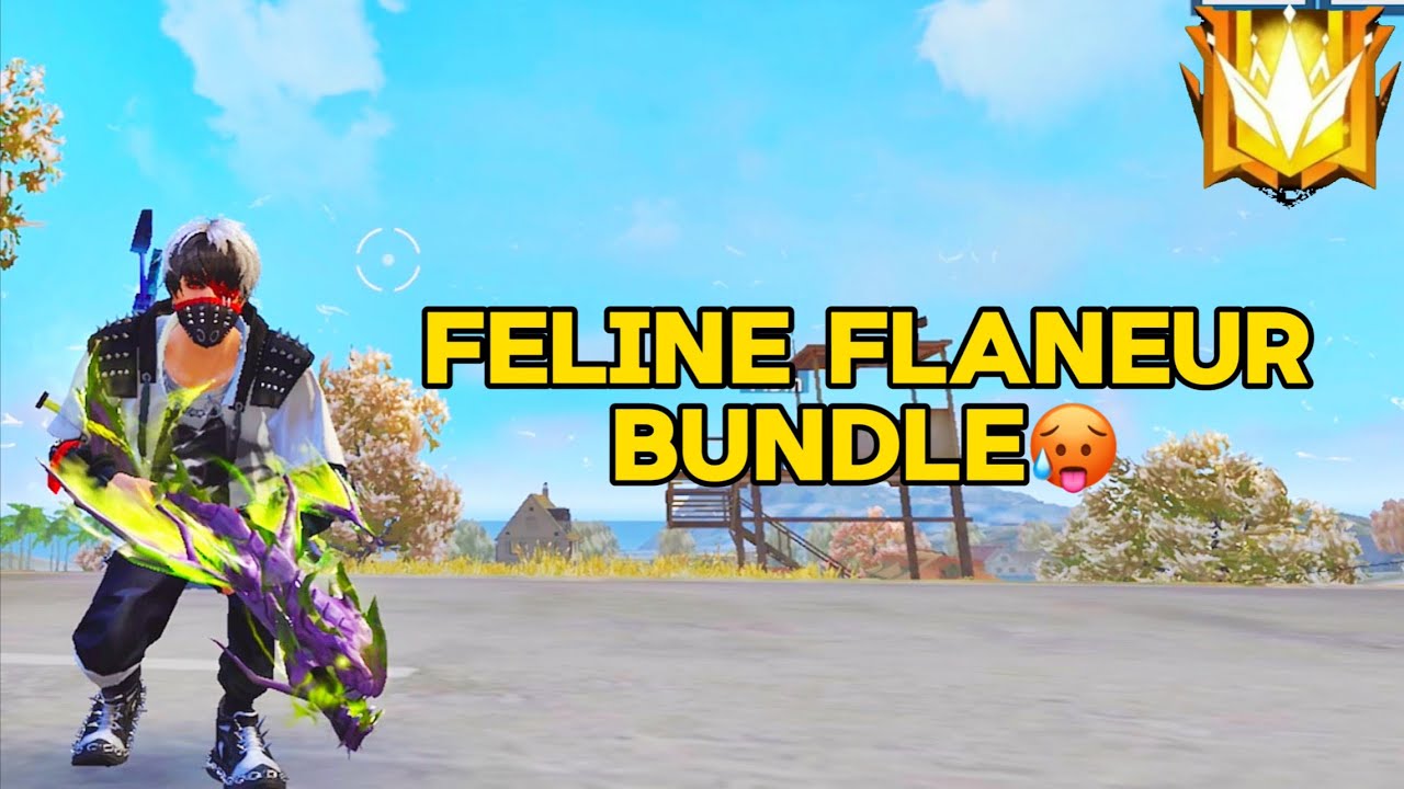 SOLO VS SQUAD || FELINE FLANEUR BUNDLE || SCAR + MP40 IN GRANDMASTER LOBBY || FREE FIRE 🔥🇯🇲!!