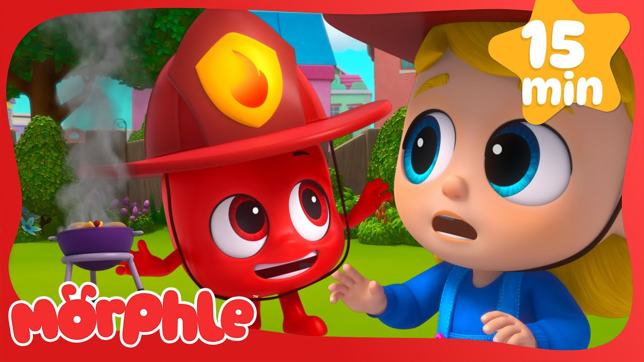 Spring BBQ Goes Terribly Wrong! 😂 | 🔴 Morphle VS Orphle 🟢 | Fun Kids Cartoon