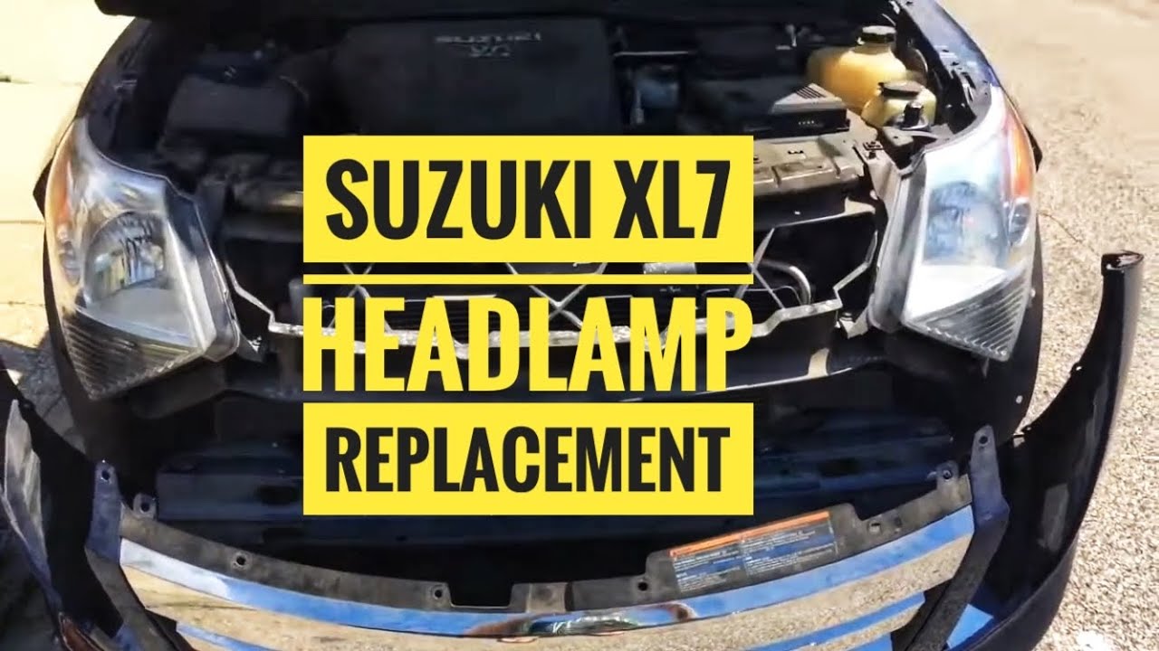 Замена лампы фары Suzuki XL-7 2008 года