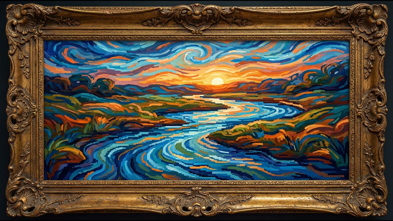 12h Abstract Motion Art | Frame TV Art 4K | Modern Moving Painting