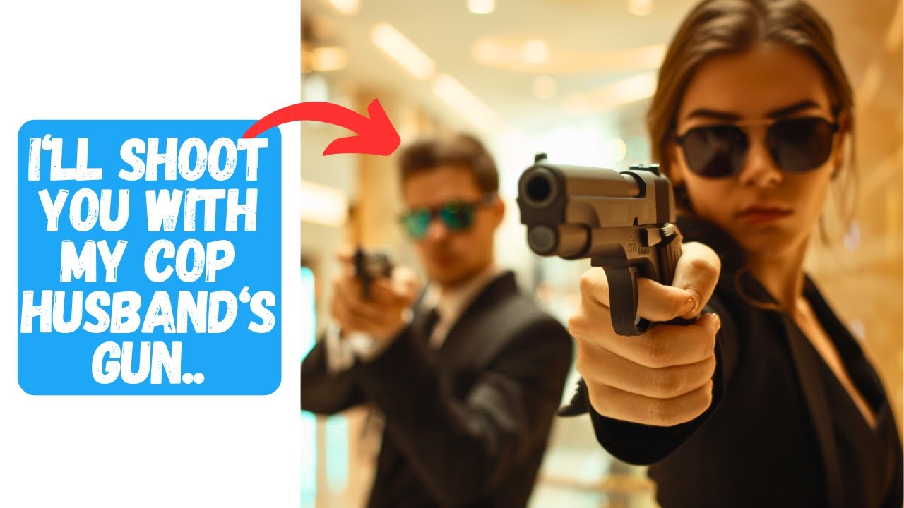 Karen Threatens To Shoot An Embassy Worker With Her Cop Husbands Gun If She Doesn't Hand Her Her Bag