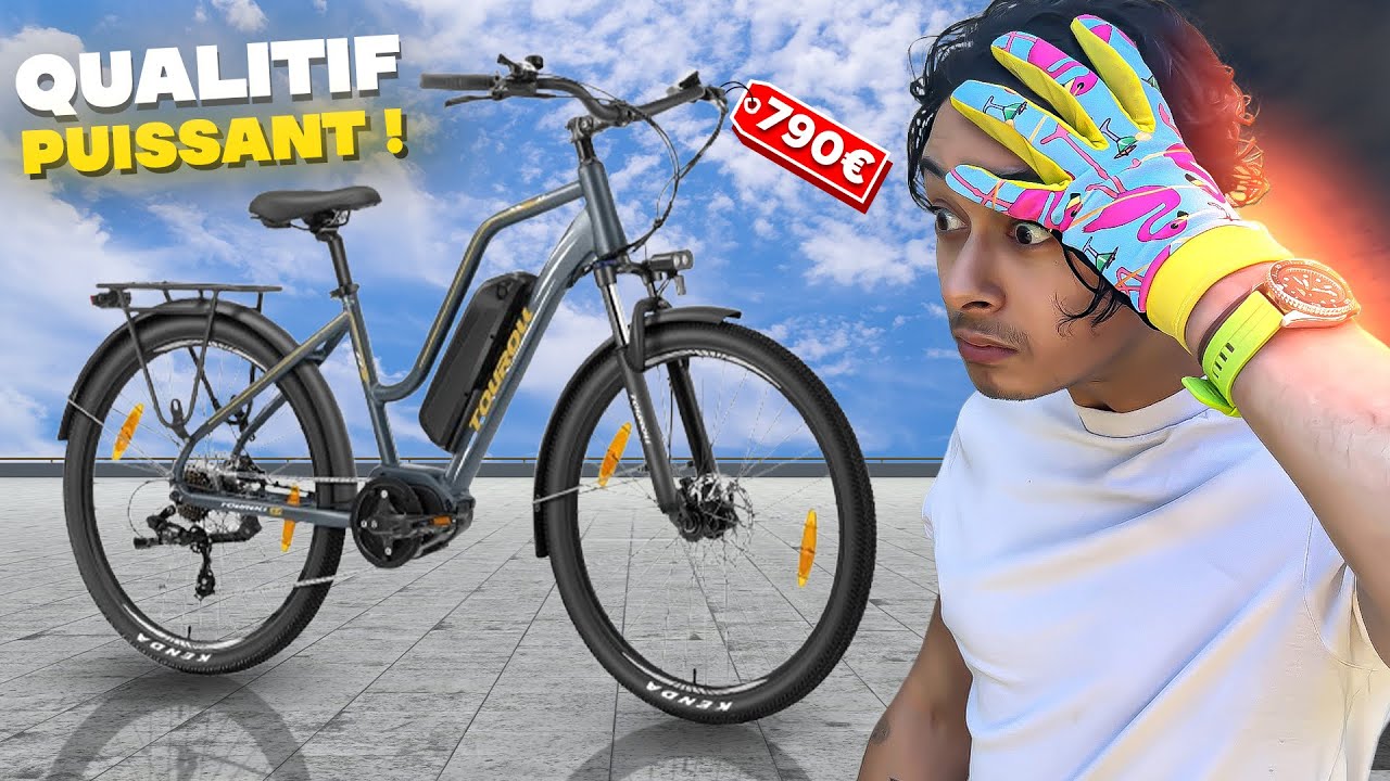 TOUROLL MA2 - LE MEILLEUR VÉLO ÉLECTRIQUE À 800€ LÉGAL AVEC CAPTEUR DE COUPLE !