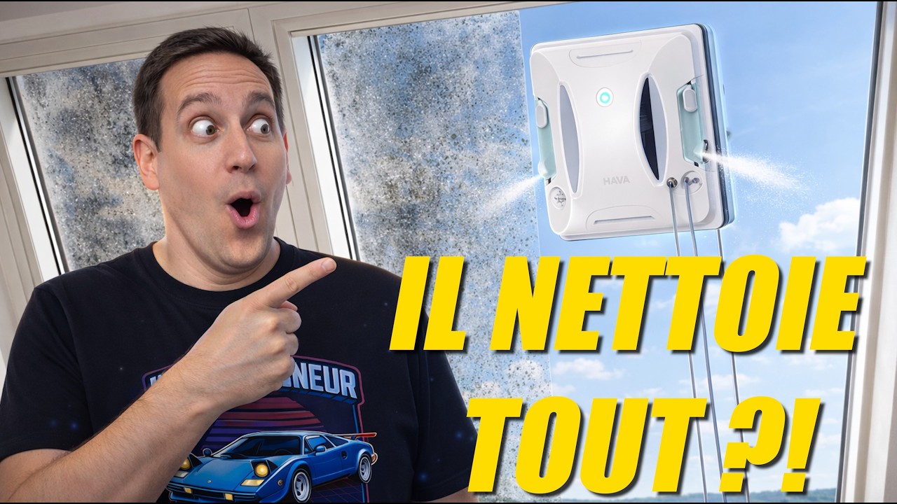 Ce robot lave-vitres nettoie vraiment tout… je ne m’y attendais pas ! 🫨 HAVA U01